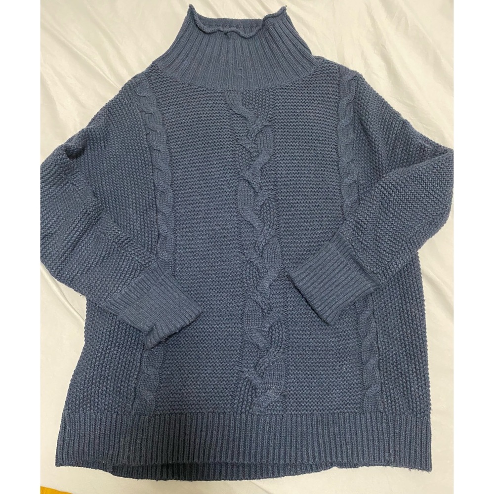 Zara Mock Neck Sweater Sz M